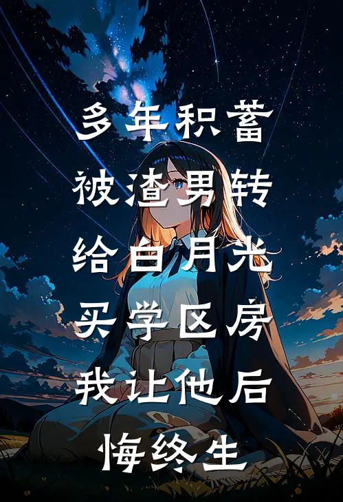 多年积蓄被渣男转给白月光买学区房，我让他后悔终生