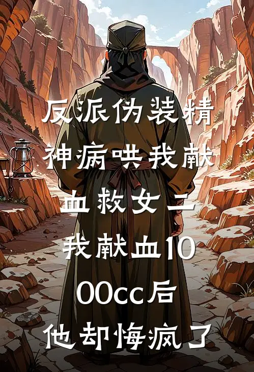 反派伪装精神病哄我献血救女二，我献血1000cc后他却悔疯了