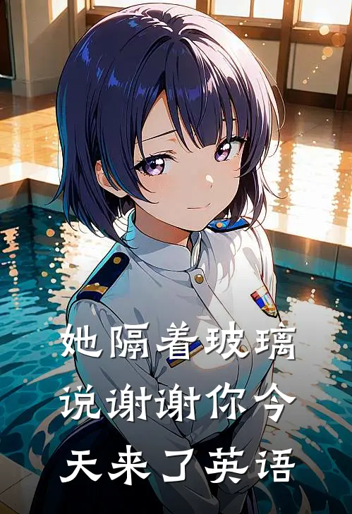 她隔着玻璃说谢谢你今天来了英语