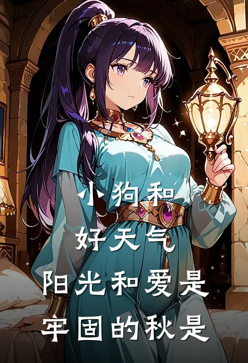 小狗和好天气,阳光和爱是牢固的秋是