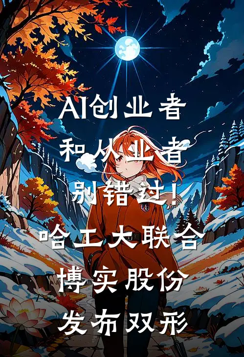 AI创业者和从业者别错过!哈工大联合博实股份发布双形