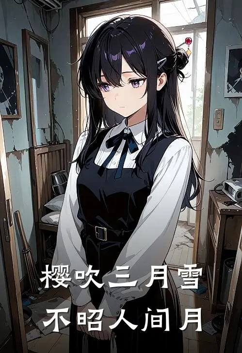 樱吹三月雪，不昭人间月