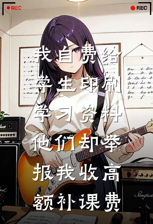 我自费给学生印刷学习资料，他们却举报我收高额补课费