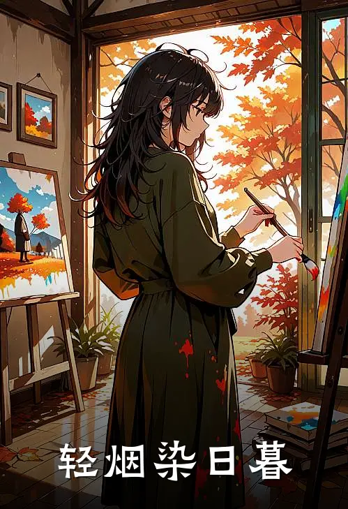 轻烟染日暮